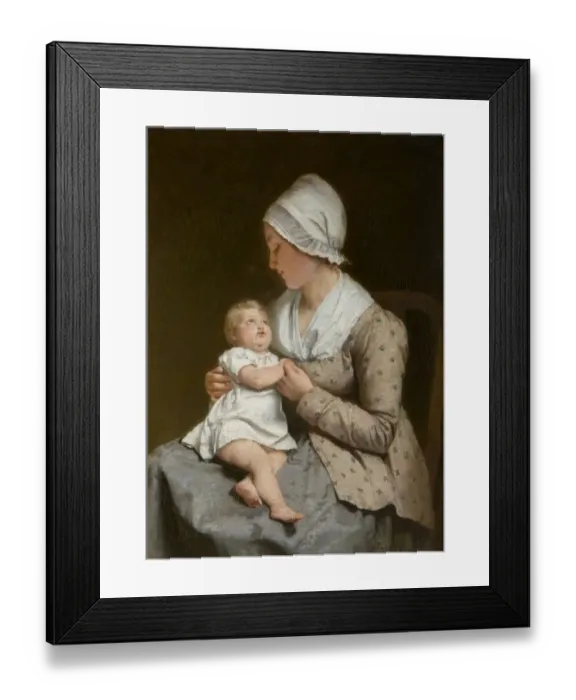 Framed Print : Woman and Child Framed Print : Woman and Child