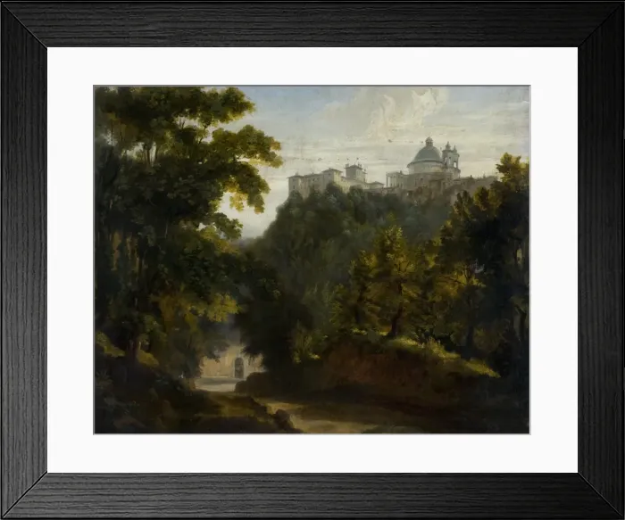 Framed Print : View of Ariccia, Albano Framed Print : View of Ariccia, Albano
