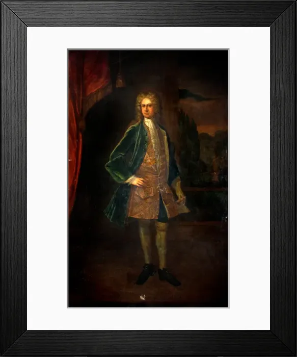 Framed Print : Portrait of a Man, possibly James King 4th Baron Kingston Framed Print : Portrait of a Man, possibly James King 4th Baron Kingston