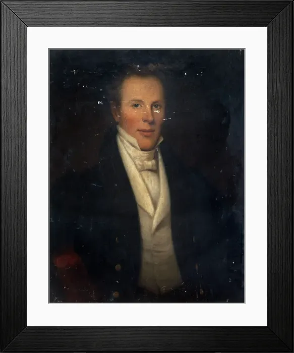 Framed Print : Portrait of a Young Man Framed Print : Portrait of a Young Man