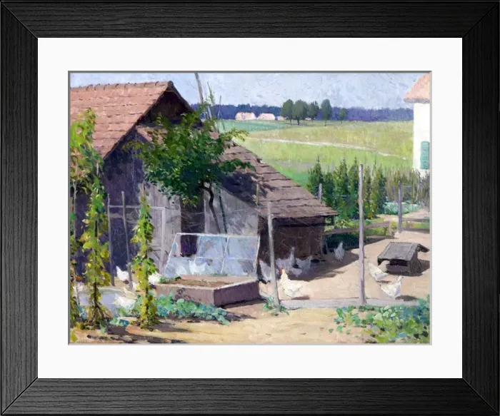 Framed Print : Small Holding in Switzerland Framed Print : Small Holding in Switzerland