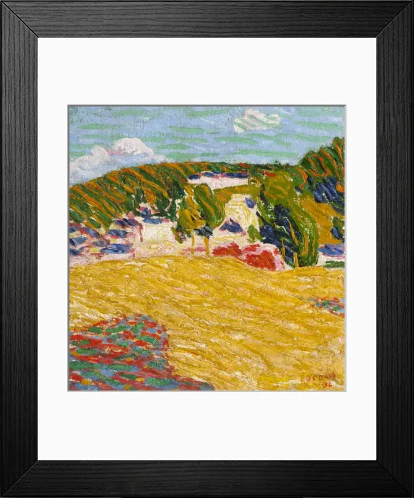 Framed Print : Field of Corn, Pont Aven Framed Print : Field of Corn, Pont Aven
