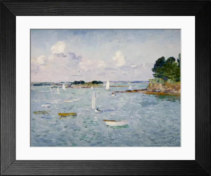 Framed Print : A Freshening Breeze, St. Briac Framed Print : A Freshening Breeze, St. Briac