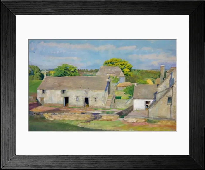 Framed Print : Oakridge Farm, Late Summer Framed Print : Oakridge Farm, Late Summer
