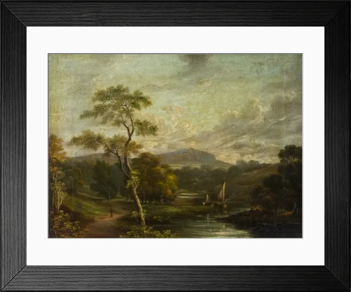 Framed Print : View of Cavehill from the Lagan Framed Print : View of Cavehill from the Lagan