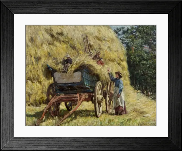 Framed Print : The Haystacks Framed Print : The Haystacks