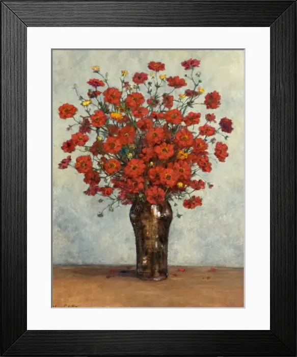 Framed Print : Geums (c.1930-31). Walker, John Crampton 1890-1942. Date: 1930-1931 (circa) Framed Print : Geums (c.1930-31). Walker, John Crampton 1890-1942. Date: 1930-1931 (circa)
