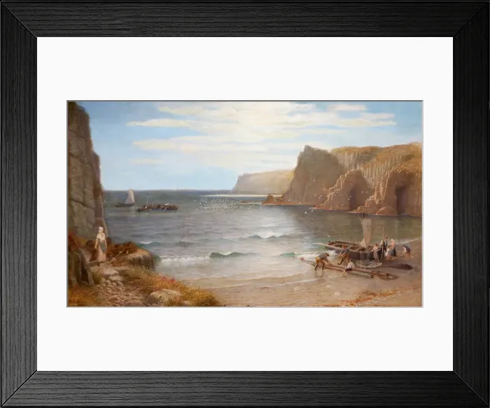 Framed Print : Lands End, Cornwall Framed Print : Lands End, Cornwall