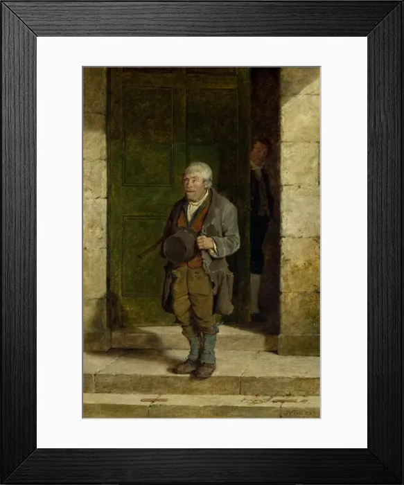 Framed Print : Rejected (1865). Nicol, Erskine 1825-1904. Date: 1865 Framed Print : Rejected (1865). Nicol, Erskine 1825-1904. Date: 1865