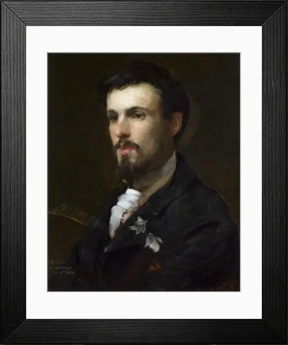 Framed Print : W. Yeats. W.B. Yeats 1865-1939 (1889). Paget, Henry Marriot 1856-1936. Date: 1889 Framed Print : W. Yeats. W.B. Yeats 1865-1939 (1889). Paget, Henry Marriot 1856-1936. Date: 1889