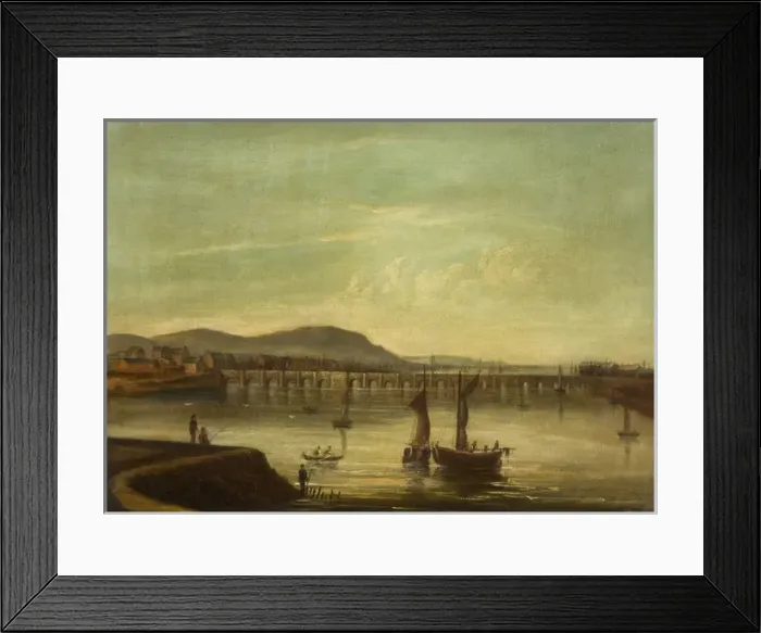 Framed Print : River Lagan and Long Bridge Framed Print : River Lagan and Long Bridge