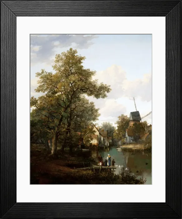 Framed Print : Mill Scene Framed Print : Mill Scene