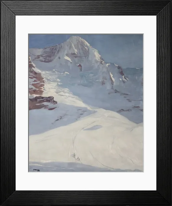 Framed Print : Switzerland in Winter The Monk Framed Print : Switzerland in Winter The Monk
