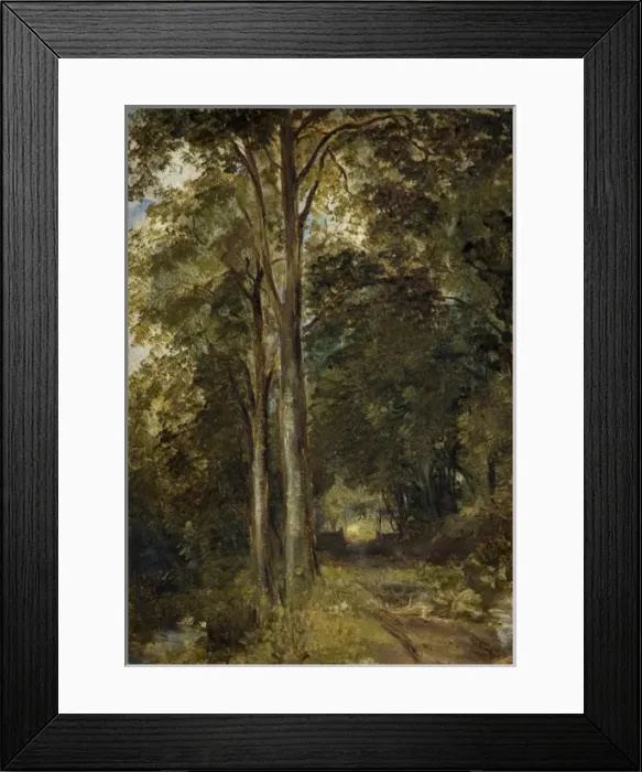 Framed Print : Landscape with Trees Framed Print : Landscape with Trees