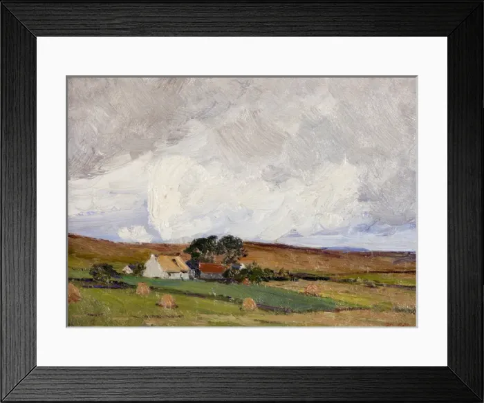 Framed Print : Landscape. Iten, Hans 1874-1930