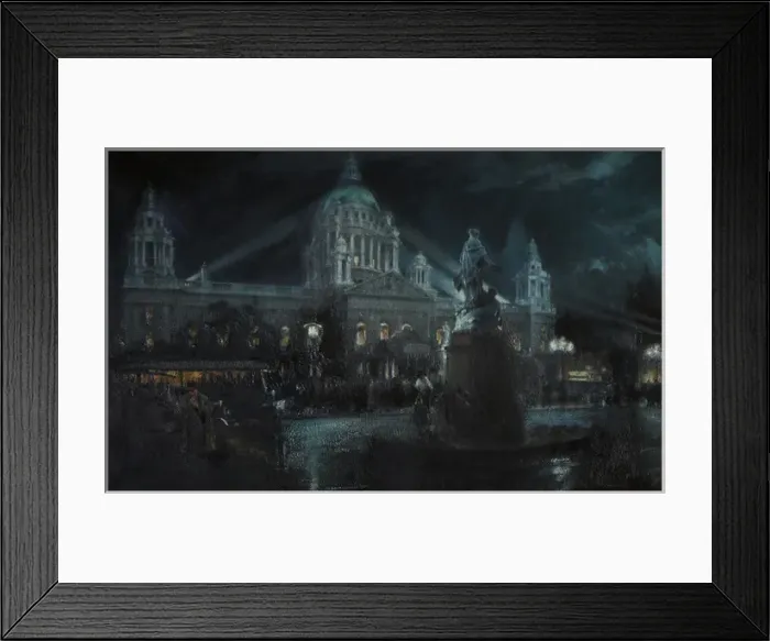 Framed Print : The City Hall and Titanic Memorial