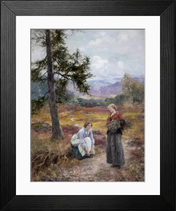 Framed Print : Stick Gatherers Framed Print : Stick Gatherers