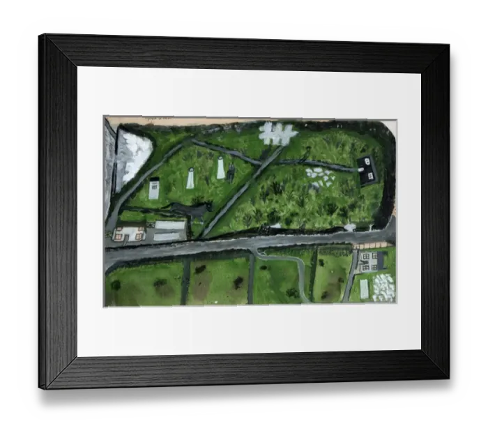 Framed Print : Consols Mine Raswall Hill and the Road Zennor to Farms Framed Print : Consols Mine Raswall Hill and the Road Zennor to Farms