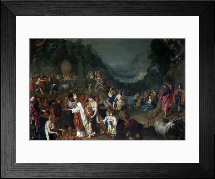 Framed Print : Adoration of the Golden Calf Framed Print : Adoration of the Golden Calf