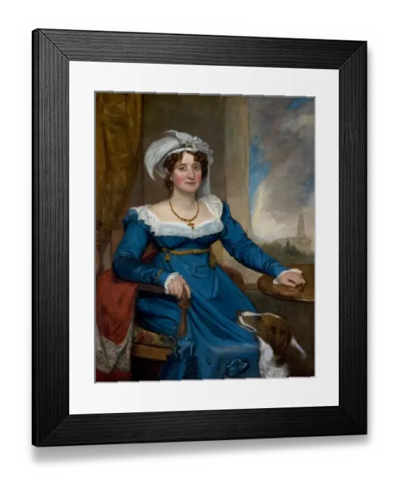 Framed Print : Mrs. Francis Johnston, nee Anne Barnes early s Framed Print : Mrs. Francis Johnston, nee Anne Barnes early s
