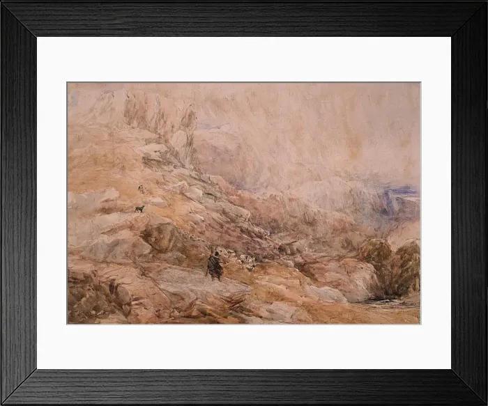 Framed Print : The Snowstorm Framed Print : The Snowstorm