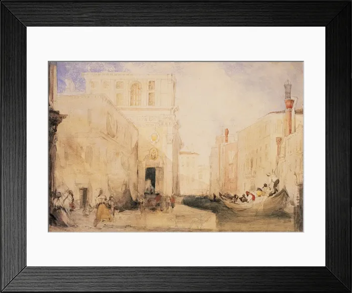 Framed Print : A Venetian Canal Framed Print : A Venetian Canal