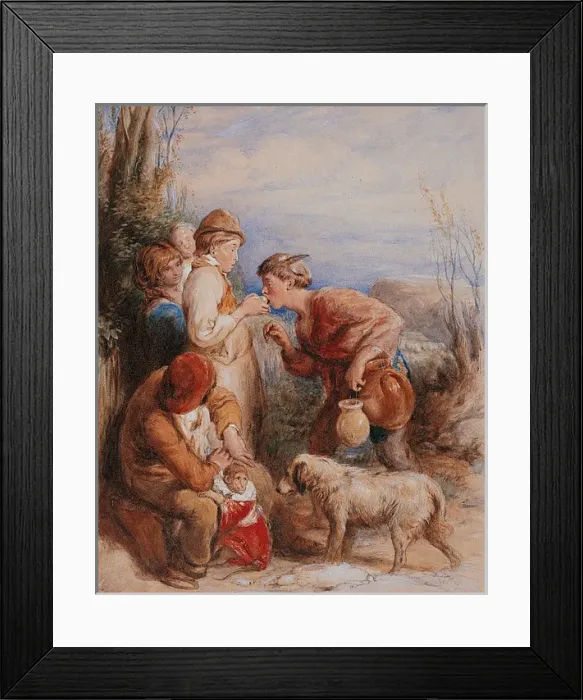 Framed Print : Giving a Bite Framed Print : Giving a Bite