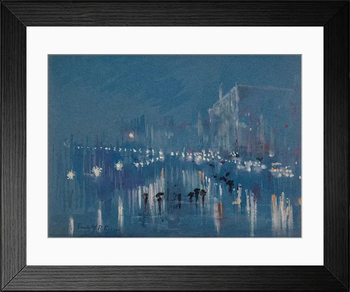Framed Print : Wet Evening on the Riva, Venice Framed Print : Wet Evening on the Riva, Venice