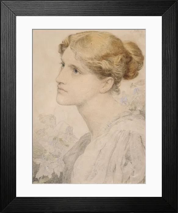Framed Print : Study of a Head Framed Print : Study of a Head