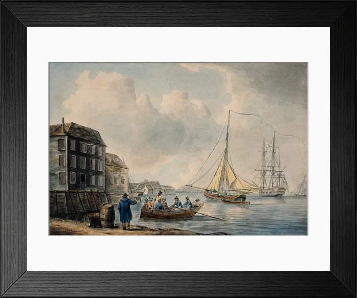 Framed Print : Wapping. Anderson, William 1757-1837 Framed Print : Wapping. Anderson, William 1757-1837
