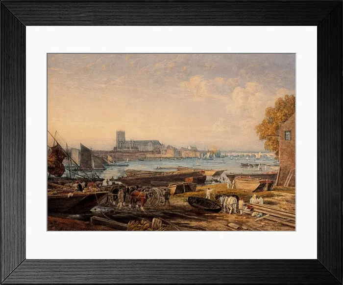 Framed Print : Westminster from Vauxhall