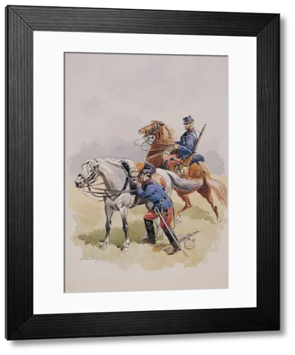 Framed Print : Surprised (1890). Carey, John 1861-1943. Date: 1890 Framed Print : Surprised (1890). Carey, John 1861-1943. Date: 1890