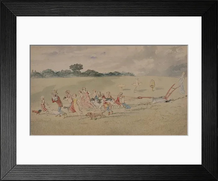 Framed Print : Fairy Ploughing Framed Print : Fairy Ploughing