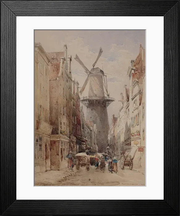 Framed Print : Rotterdam (1879). George, Sir Ernest 1839 - 1922. Date: 1879 Framed Print : Rotterdam (1879). George, Sir Ernest 1839 - 1922. Date: 1879