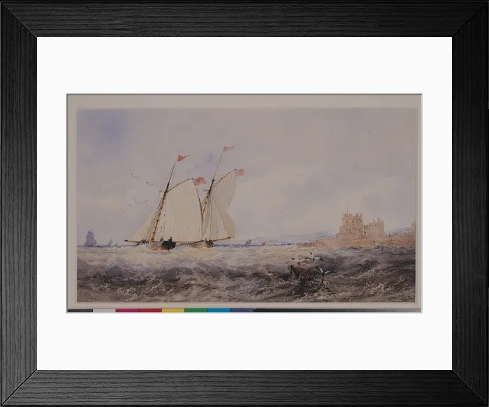 Framed Print : Off Calshot Castle Framed Print : Off Calshot Castle