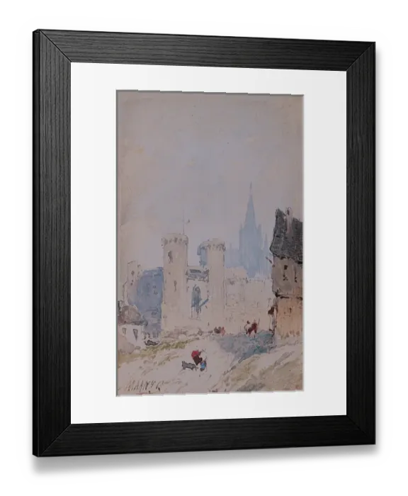 Framed Print : Gateway. Marny, Paul 1829 - 1914 Framed Print : Gateway. Marny, Paul 1829 - 1914