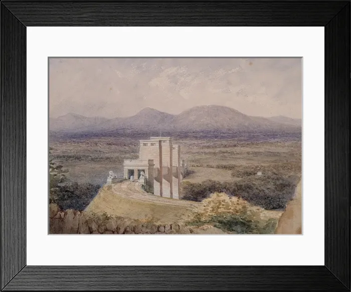 Framed Print : Britannia Tubular Bridge over Menai Straits Framed Print : Britannia Tubular Bridge over Menai Straits