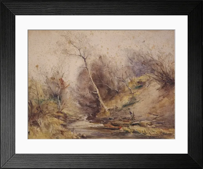 Framed Print : When Autumn Blasts the River Banks Lay Bare Framed Print : When Autumn Blasts the River Banks Lay Bare