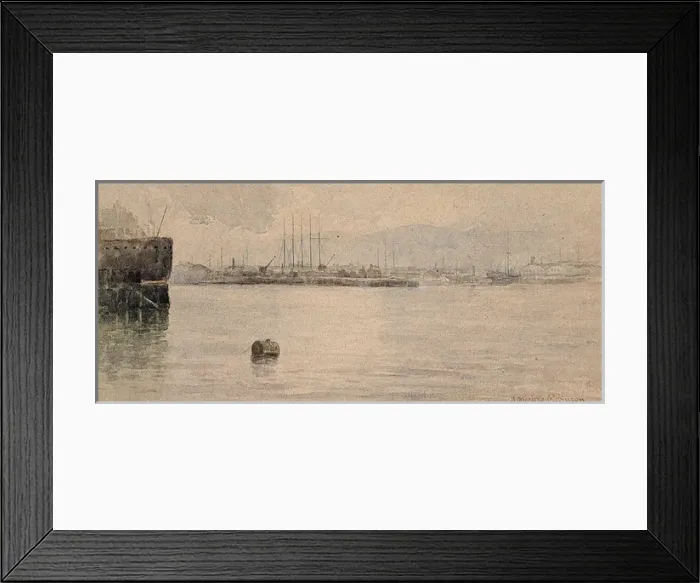 Framed Print : Cavehill from Belfast Harbour Framed Print : Cavehill from Belfast Harbour