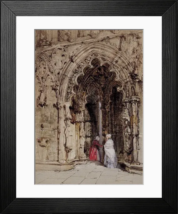 Framed Print : West Porch, Lichfield Cathedral Framed Print : West Porch, Lichfield Cathedral