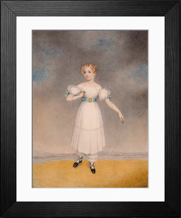 Framed Print : Annie Charlotte Hill aged about Ten Framed Print : Annie Charlotte Hill aged about Ten