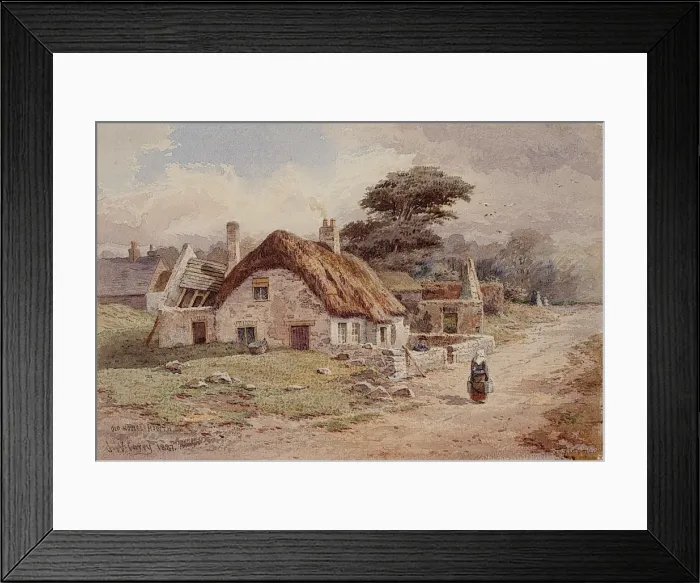 Framed Print : Old Houses, Howth Framed Print : Old Houses, Howth