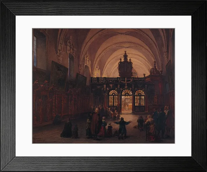 Framed Print : A Church Interior Framed Print : A Church Interior