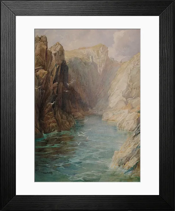 Framed Print : Howds Hole, Ardglass Framed Print : Howds Hole, Ardglass