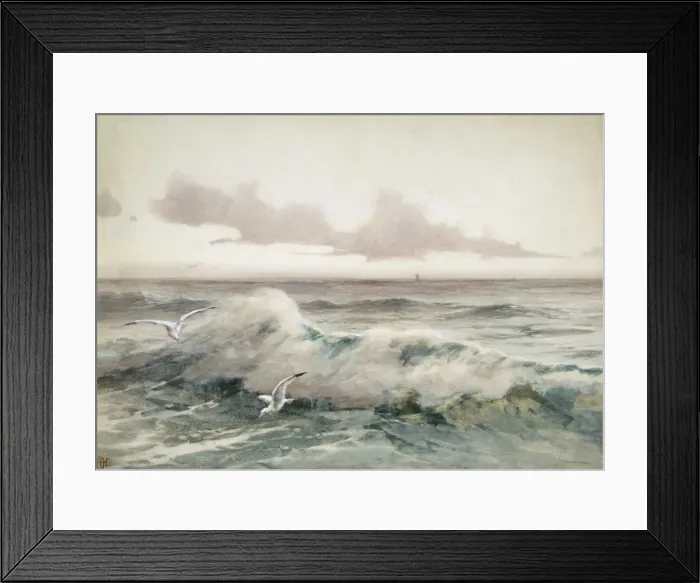 Framed Print : Evening. O Hara, Helen 1846-1920 Framed Print : Evening. O Hara, Helen 1846-1920