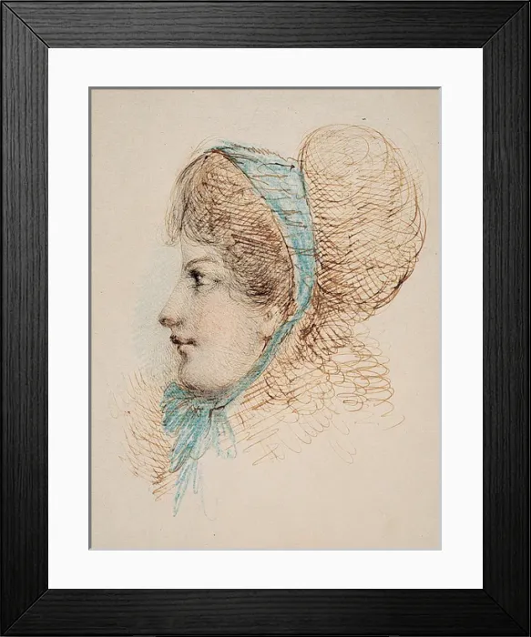 Framed Print : Head of a Girl Framed Print : Head of a Girl