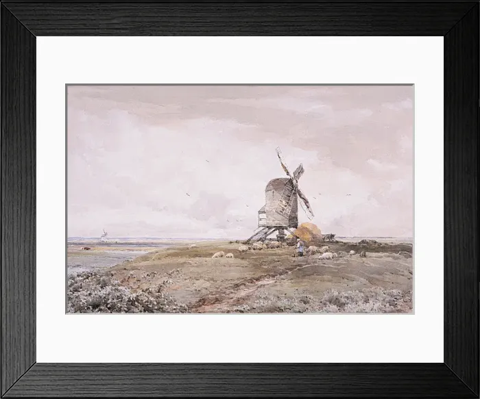 Framed Print : A Windmill in SusseX Framed Print : A Windmill in SusseX