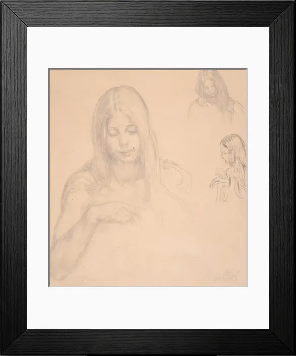 : Study (1903). Shackleton, William 1872 - 1933. Date: 1903 : Study (1903). Shackleton, William 1872 - 1933. Date: 1903