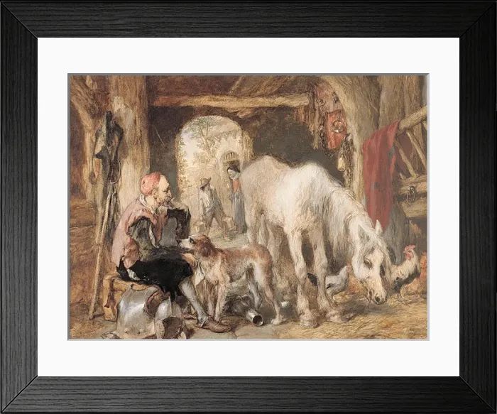 Framed Print : Don Quixote and Rosinante Framed Print : Don Quixote and Rosinante