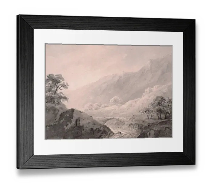Framed Print : Mountain Landscape Framed Print : Mountain Landscape